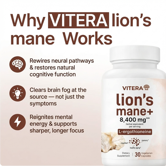 Lion's Mane and L-ergothioneine — Memory & Recall Support Capsules